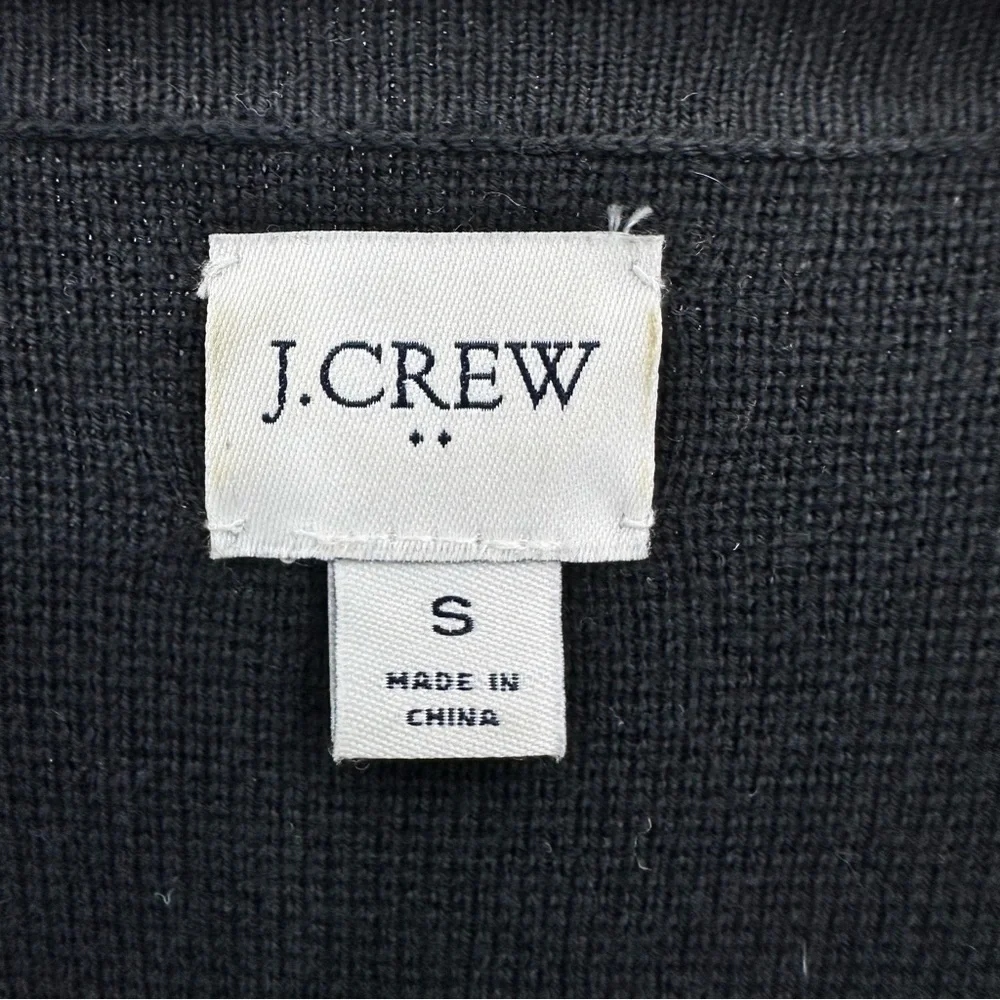J. Crew Vanessa Knit Blazer Cardigan Black Size S